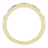 14K Yellow 3/8 CTW Lab-Grown Diamond Anniversary Band